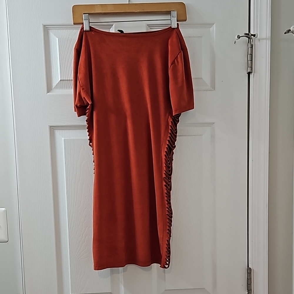 Rust Orange Dress